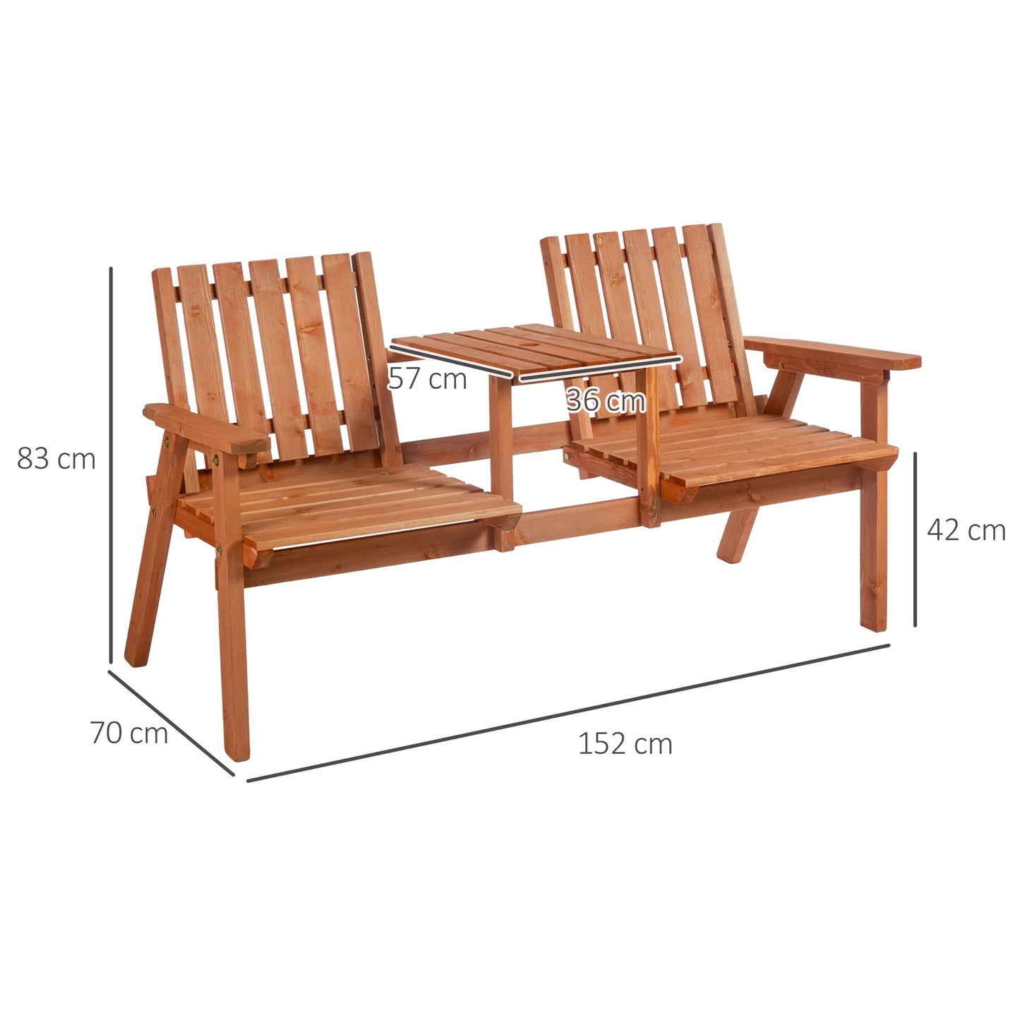 Wooden Garden Bench