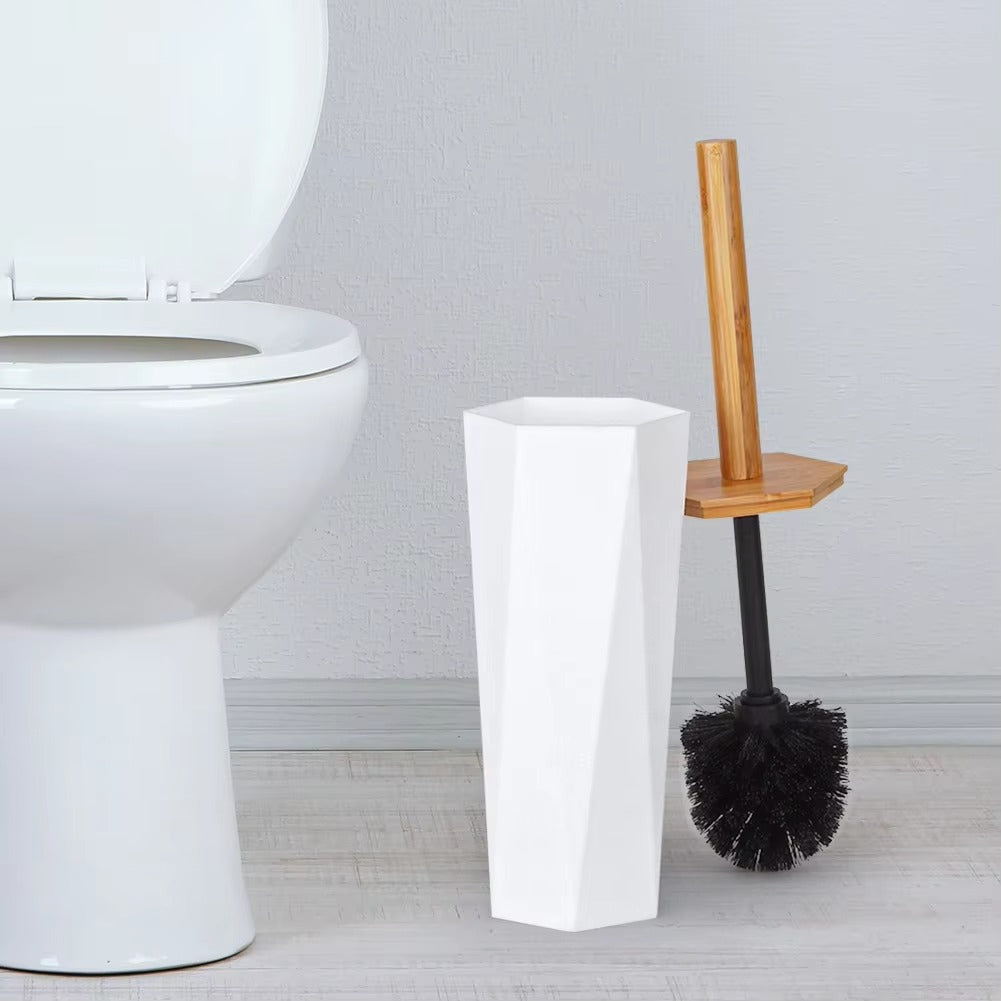 Bathroom Accessory Set, 8PCS Bathroom Sets With Cup Holder Soap Dish Dispenser Trash Toilet Brush Bathroom Supplies Home Bathroom Accessories Sets