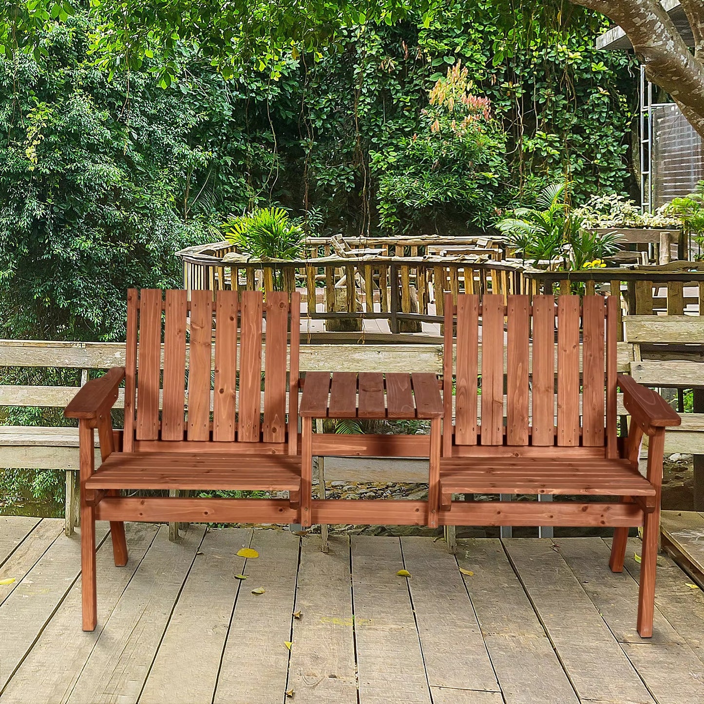 Wooden Garden Bench