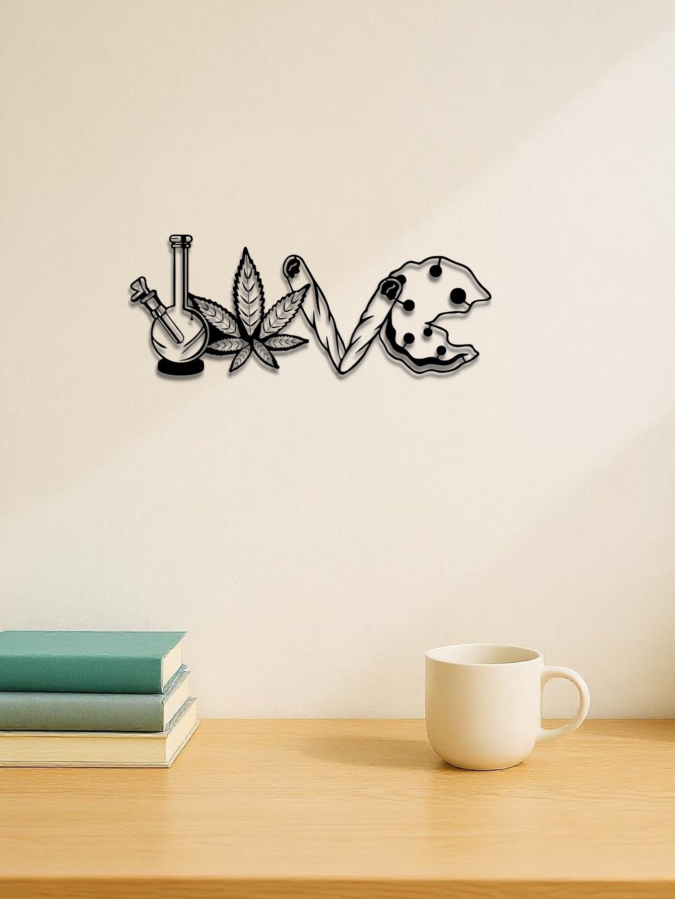 LOVE Metal Letter Wall Pendant - Versatile Decor For Living Room, Bedroom