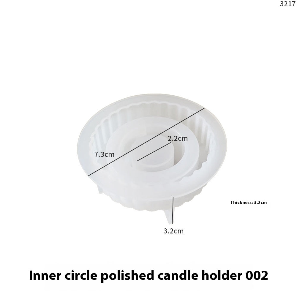 Striped Candle Holder Aroma Candle Holder Silicone Mold