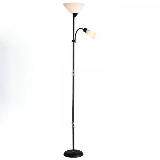 Adjustable Floor Lamp – Black Double-Headed Standing Lamp 170cm Tall